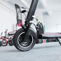 RUHUO set 2 camere de aer 10x2,50 și kit de reparații, cameră de aer de 10 inchi pentru trotinetă electrică autoechilibrată 60/70-6,5, motor în butuc 36V 48V 400W 500W 800W, valvă îndoită la 45° TR87 6