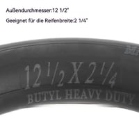 Set 2 Camere de Aer pentru Bicicletă RUHUO 12,5x2,25 (12 1/2 x 2 1/4) pentru Biciclete de Copii 2