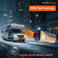 Ruiangaore 24V 7kW Diesel Fűtőegység LCD Kijelzővel Teherautóhoz és Lakóautóhoz 2