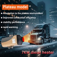 Ruiangaore 24V 7kW Diesel Fűtőegység LCD Kijelzővel Teherautóhoz és Lakóautóhoz 3