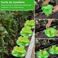 Ruibinlee Csigavédő Gyűrű - Hatékony Csigakerítés és Csigariasztó Növényvédelemhez 4