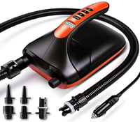 Ruitx Elektromos SUP Pumpa 20PSI 12V - Nagy Nyomású Felfújó Intelligens Kétfokozatú Automata Kikapcsolással, 6 Fúvókával 1
