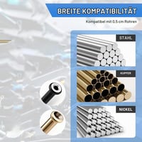 RUIZHI 11-dielna súprava na lemovanie brzdových rúrok pre lemy typu DIN, súprava na lemovanie 4,75 mm brzdových rúrok + 10 skrutkových spojov + 5 spojok + teflónová tesniaca páska (Set 2) 3