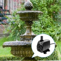 RUIZHI Akvárium Szivattyú 35W 2500L/h Vízszivattyú Szökőkút Pumpa 3 Fúvókával Tó Akvárium Kert Fekete 7