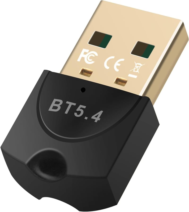 RUIZHI Bluetooth 5.4 Adapter USB Dongle PC-hez, Vezeték Nélküli Adó Egér Billentyűzet Fejhallgató Telefon Tablet Kontroller Csatlakoztatásáh