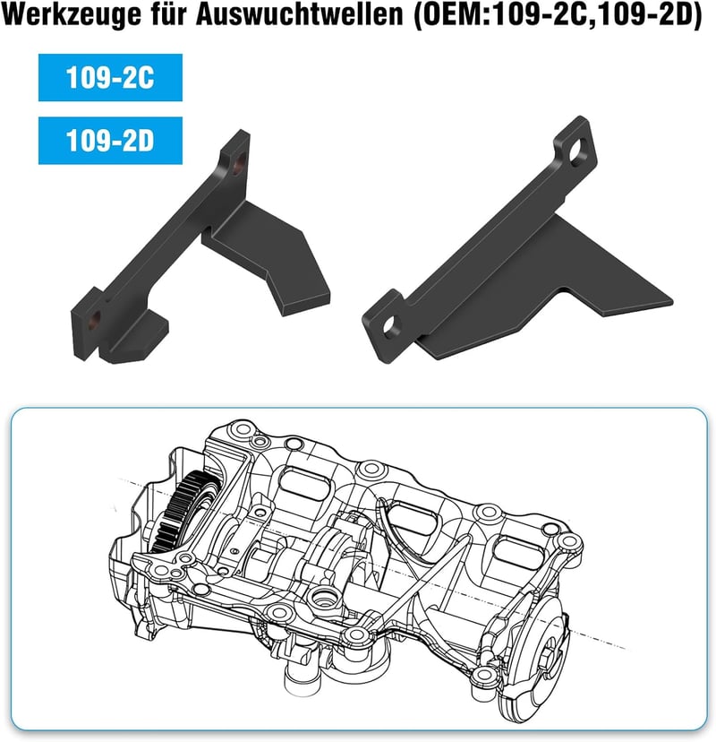 RUIZHI vezérműszíj beállító és ellenőrző szerszám PureTech 1.2 VTi PSA Citroen C1 C3 C4 Peugeot 108 2008 3008 OEM 0109-2A 0109-2B