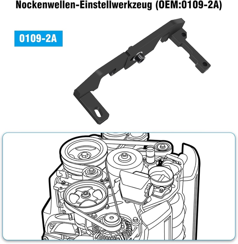 RUIZHI vezérműszíj beállító és ellenőrző szerszám PureTech 1.2 VTi PSA Citroen C1 C3 C4 Peugeot 108 2008 3008 OEM 0109-2A 0109-2B