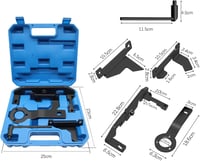 RUIZHI vezérműszíj beállító és ellenőrző szerszám PureTech 1.2 VTi PSA Citroen C1 C3 C4 Peugeot 108 2008 3008 OEM 0109-2A 0109-2B 3