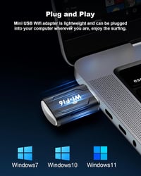 RUIZHI WiFi 6 USB Adapter AX900 Mbps Dual Band Vezeték Nélküli Hálózati Kártya PC Laptop Desktop Win7/10/11 MU-MIMO WPA 7