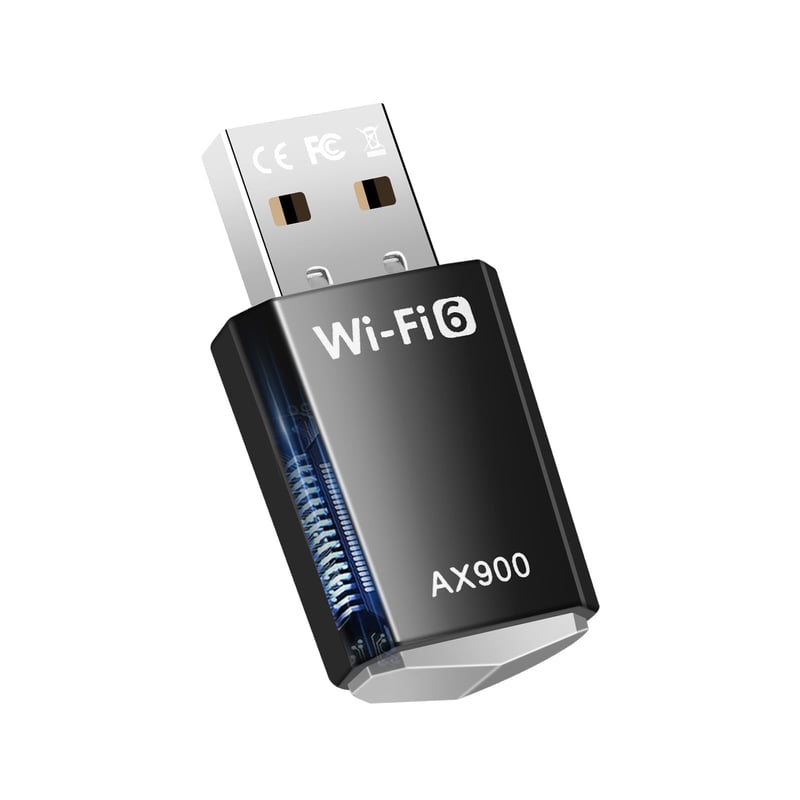 RUIZHI WiFi 6 USB Adaptér AX900 Mbps Dvojpásmová Bezdrôtová Sieťová Karta pre PC Laptop Stolný Počítač Windows 10/11