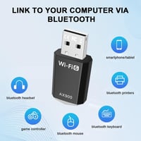 RUIZHI WiFi 6 USB Adapter AX900 Mbps Dual Band Vezeték Nélküli Hálózati Kártya PC Laptop Asztali Számítógép Windows 10/11 7