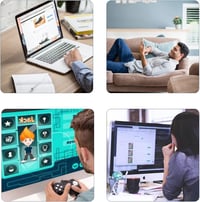 RUIZHI WiFi USB Adapter 600Mbps Bluetooth 4.2 Dongle Dual Band 2.4GHz/5.8GHz Laptop PC Windows Mac Kompatibilis 7