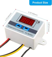 RUIZHI XH-W3001 Digitális Hőmérséklet Szabályozó 12V 120W LCD Kijelzővel Vízálló Szondával Termosztát Kapcsoló 2
