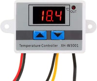 RUIZHI XH-W3001 Digitális Hőmérséklet Szabályozó 24V 240W LCD Kijelzővel Vízálló Szondával Termosztát Kapcsoló 1