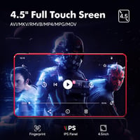 RUIZU MP3/MP4 lejátszó Spotify és WiFi támogatással, 163 GB, 4,5 colos érintőképernyő, 2000 mAh 3