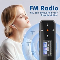 RUIZU Bluetooth 5.3 MP3 lejátszó csipesszel, FM rádióval - 64 GB 7