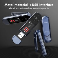 Prenosný 64 GB MP3 prehrávač RUIZU s Bluetooth 5.3, klipom, FM rádiom, diktafónom, vhodný na šport a beh, s prenosom súborov z mobilu 2