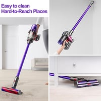 RUKHOOL 73 cm teleszkópos toldócső Dyson V15 V11 V10 V8 V7 porszívóhoz, gyorscsatlakozós szívócső hosszabbító 4
