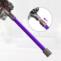 RUKHOOL 73 cm teleszkópos toldócső Dyson V15 V11 V10 V8 V7 porszívóhoz, gyorscsatlakozós szívócső hosszabbító 6