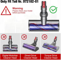 RUKHOOL Dyson porszívó csere kefe elektromos roller padló kefe 972182-01 4