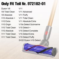 RUKHOOL Dyson porszívó csere kefe elektromos roller padló kefe 972182-01 3
