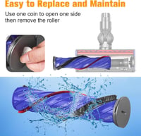 RUKHOOL Dyson porszívó csere kefe elektromos roller padló kefe 972182-01 7