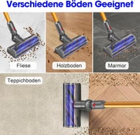 RUKHOOL Elektromos Padlófej Dyson V8 V10 V11 V15 Turbó Kefe Csere Alkatrész 6
