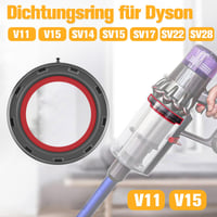 Inel de etanșare RUKHOOL pentru aspirator Dyson V11 V15 SV14 SV15 SV17 SV22 SV28 - Garnitură de cauciuc de schimb pentru recipientul de praf cu șurubelniță 2
