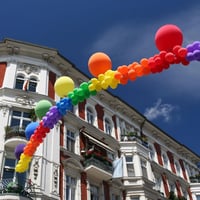 Runesol Demiboy Pride Zászló 150x90cm, LGBT+ Büszkeség Zászló Beltéri Kültéri 3