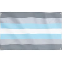 Vlajka Runesol Demiboy Pride 150x90 cm, Vlajka LGBT+ hrdosti do interiéru aj exteriéru 1
