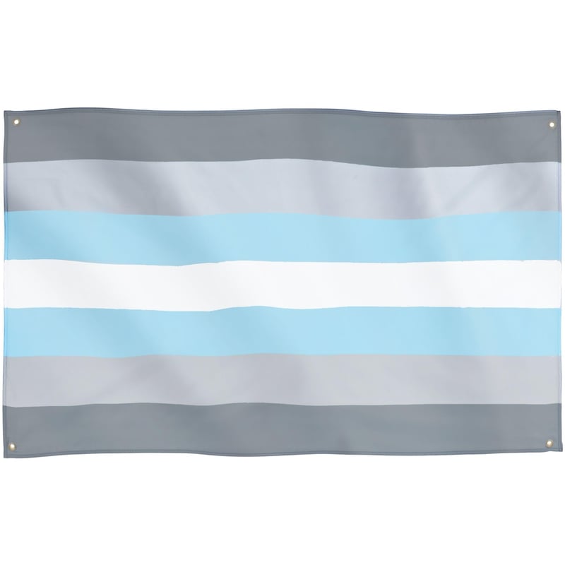 Vlajka Runesol Demiboy Pride 150x90 cm, Vlajka LGBT+ hrdosti do interiéru aj exteriéru
