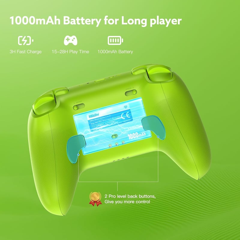 RunSnail Ultimate 2 2.4G vezeték nélküli kontroller PC Android iOS Steam TMR analóg Hall effektus taktíl ravaszok RGB tűzgyűrű töltő dokkoló
