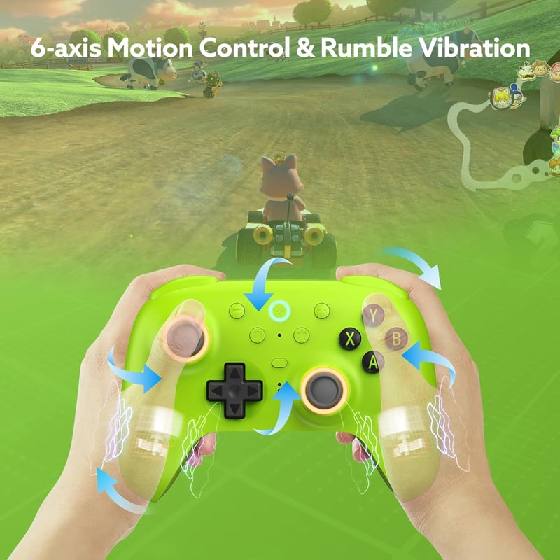 RunSnail Ultimate 2 2.4G vezeték nélküli kontroller PC Android iOS Steam TMR analóg Hall effektus taktíl ravaszok RGB tűzgyűrű töltő dokkoló