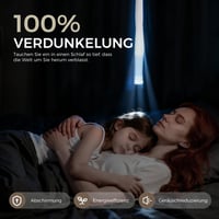 Perdele opace termoizolante Runyéla, 100% blackout, culisante, cu bandă de încrețire, 260x140 cm, 2 bucăți, aspect de in, pentru sufragerie 6