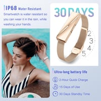 Ruopoem fitness tracker okosóra 170+ sportmóddal, GPS, IP68, Bluetooth értesítés 6
