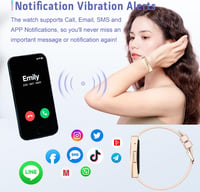 Ruopoem fitness tracker okosóra 170+ sportmóddal, GPS, IP68, Bluetooth értesítés 4