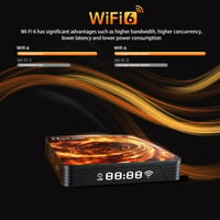 TV Box RUPA HS86 PRO13 Android 14.0, RK3528, 4GB/32GB, 4K/8K, WiFi6 Dual Band, HDR10+, 100M Ethernet, BT5.0, s diaľkovým ovládačom s hlasovým ovládaním 5