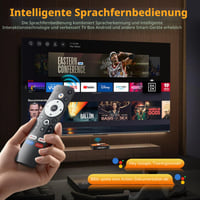 TV Box RUPA HS86 PRO13 Android 14.0, RK3528, 4GB/32GB, 4K/8K, WiFi6 Dual Band, HDR10+, 100M Ethernet, BT5.0, s diaľkovým ovládačom s hlasovým ovládaním 7