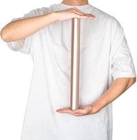 RUSPEPA Rosegold Metál Ajándékpapír 44cm x 10m Matte Felület 2