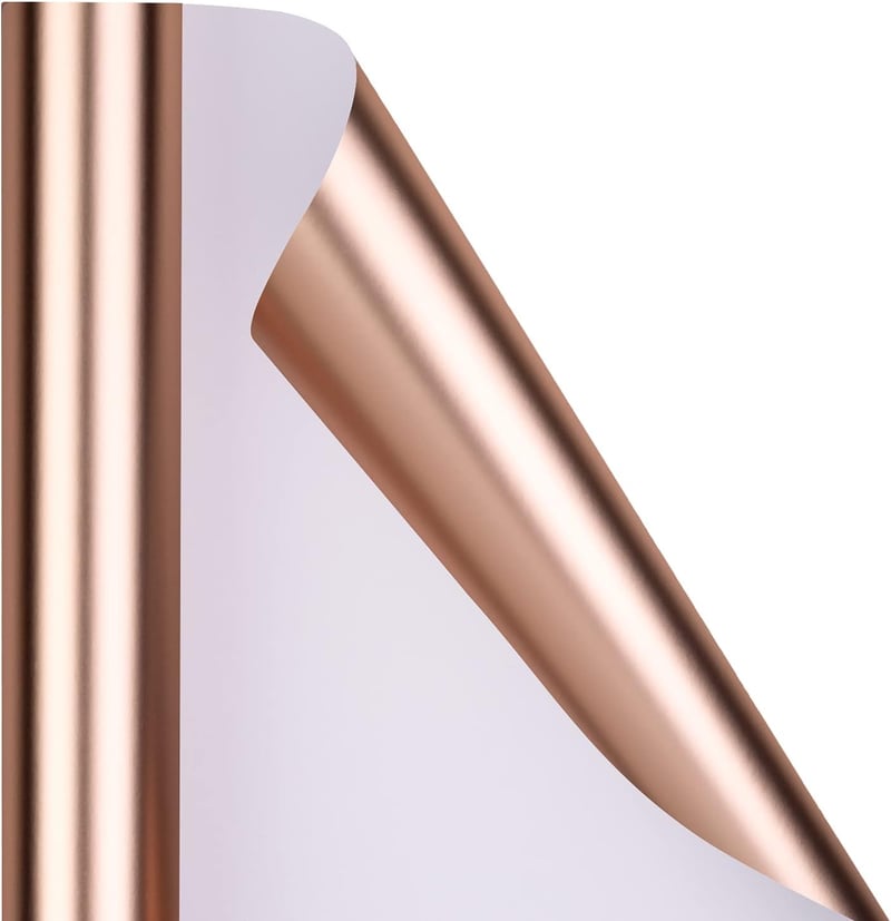 RUSPEPA Rosegold Metál Ajándékpapír 44cm x 10m Matte Felület