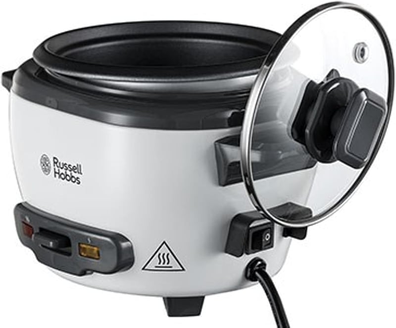 Russell Hobbs 0,4 literes mini rizsfőző, melegen tartás funkcióval, teflon bevonatú levehető edénnyel