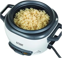 Russell Hobbs 0,4 literes mini rizsfőző, melegen tartás funkcióval, teflon bevonatú levehető edénnyel 6