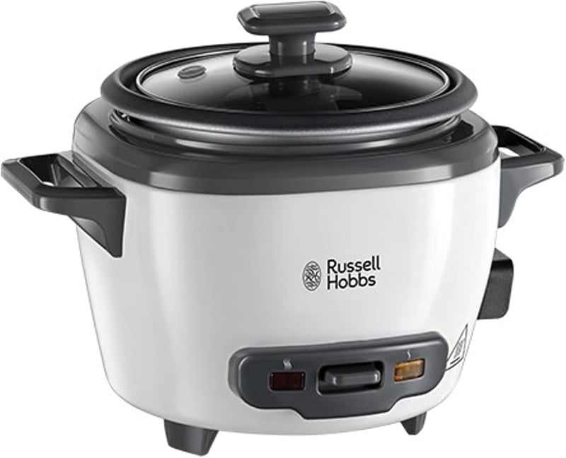 Russell Hobbs 0,4 literes mini rizsfőző, melegen tartás funkcióval, teflon bevonatú levehető edénnyel