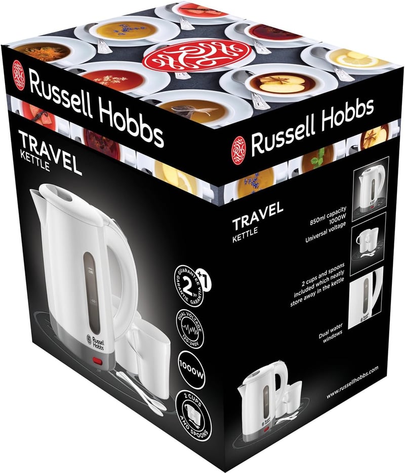 Russell Hobbs 23840-70 Utazó Elektromos Vízforraló Fehér