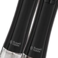 Elektrická súprava mlynčekov na soľ a korenie Russell Hobbs 28010-56, 2 ks, čierna, keramický mlecí mechanizmus, nastaviteľná hrubosť mletia, s LED osvetlením 6