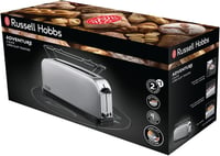 Russell Hobbs Adventure hosszú résés kenyérpirító, 1000W, rozsdamentes acél, 6 fokozat 2