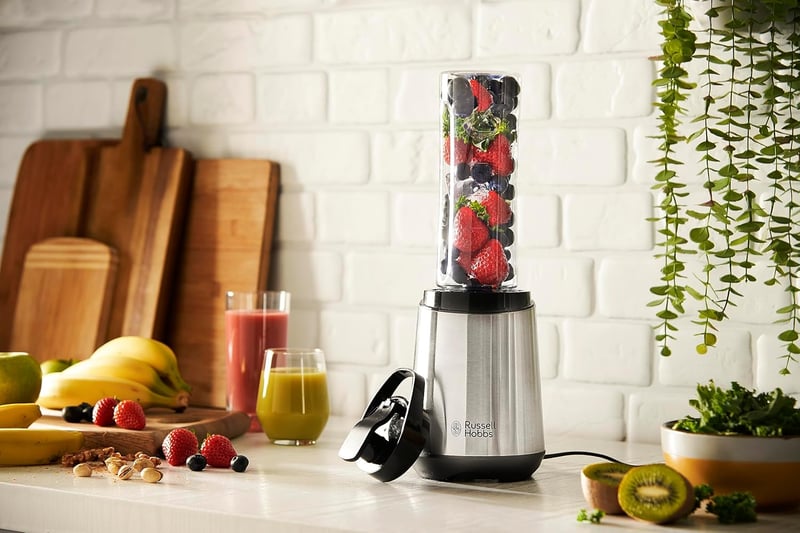 Russell Hobbs Blender Turmixgép 23500 RPM Motorral, Rozsdamentes Acél, 600ml