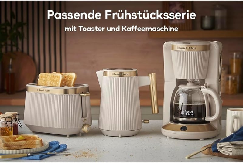 Russell Hobbs Brontë Stone 1.7L Vízforraló 2400W Arany Részletekkel