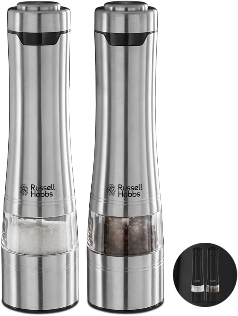 Russell Hobbs Classics elektromos só és borsőrlő, világítással, rozsdamentes acél