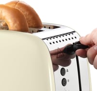 Russell Hobbs Colours Plus 2 szeletes kenyérpirító krém rozsdamentes acél extra széles nyílásokkal 4